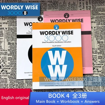 WORDLY BİLGE 3000 Kitap K-Book12 IELTS TOEFL İngilizce Kelime Kelime Genişleme Kitap 4 İngilizce Öğrenme Çocuklar için Ücretsiz Kargo 8