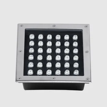 2 adet 36 w LED kare yeraltı ışık gömme Led zemin ışıkları su geçirmez Ip65 Ac85-265v Dc12v Terraza Tuinverlichting