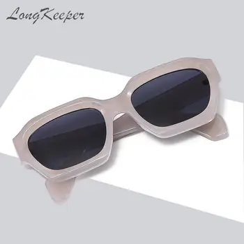 2022 Yeni Poligon Güneş Gözlüğü Kadın Retro Kare Erkek güneş gözlüğü Erkekler Marka Tasarımcısı Altıgen Shades Çerçeve Gözlük Uv400 Longkeeper