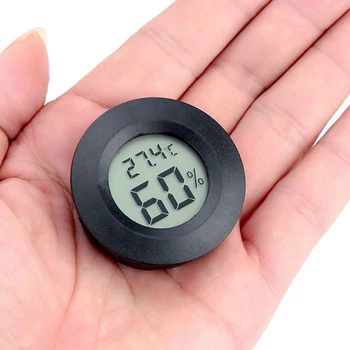 2İn1 Termometre Higrometre Mini LCD Dijital Elektronik Sıcaklık Nem Ölçer Dedektörü Termograf Kapalı Oda Enstrüman