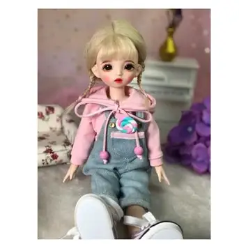 30CM BJD Bebek Makyaj Güzellik Kız Oyuncak 22 Eklemler Hareketli DIY Bebek Giysileri ile 1/6 BJD El Yapımı Güzellik Oyuncak Kızlar için Hediyeler En İyi