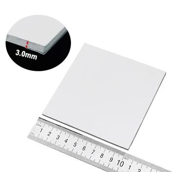 5 Adet Gdstime 100x100x3mm beyaz Dizüstü IC kart VGA CPU ısı emici soğutma silikon ped iletken bileşik termal ped 3mm Beyaz