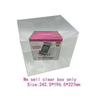 5 ADET Şeffaf PET kapak kutusu Taito Ak Balıkçıl II mini arcade seçim oyun konsolu renkli kutu depolama ekran kutusu