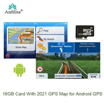 Araba GPS Navigasyon 16GB Micro SD Kart Haritası 2021 Harita Android araba gps navigasyon haritası Avrupa / Rusya / ABD / ispanya / Au / orta doğu