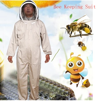 Arıcılık Ceket Peçe Seti Kamuflaj Anti-arı Koruyucu güvenlik kıyafetleri Önlük Ekipmanları Malzemeleri Arıcılık Takım Elbise Ceket + pantolon