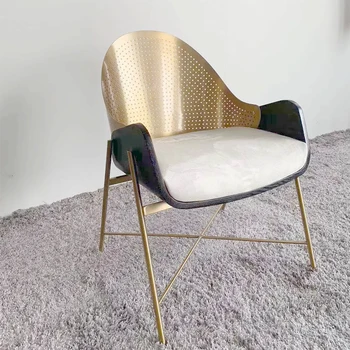 Açık tasarım sandalye Çoğaltma Meditasyon Salon Styling Sandalye Orta Yüzyıl Modern Articulos Para El Hogar Lüks Mobilya
