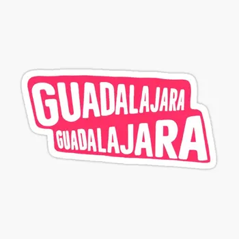 Guadalajara İşareti 5 ADET Araba Çıkartmaları Karikatür Anime Bagaj Buzdolabı Oturma Odası Ev Çocuk Sanat Dizüstü Tampon Sevimli Dekor Odası
