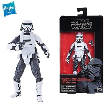 Hasbro Star Wars Siyah Serisi İmparatorluk Devriye Trooper Aksiyon şekilli kalıp Oyuncak Koleksiyonu Hobi Hediye