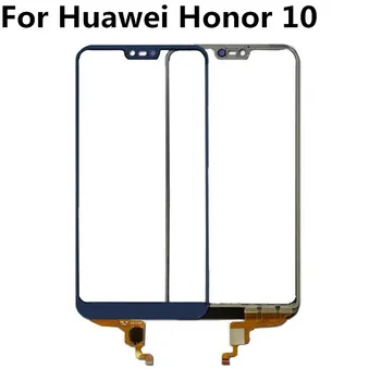 Huawei Onur 10 için dokunmatik Ekran Cam Sayısallaştırıcı Sensörü Touchpad Değiştirme Ön Cam Dokunmatik Panel Dokunmatik Sensör