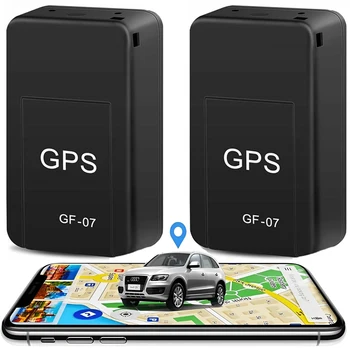 Kablosuz GF-07 GPS araç takip cihazı Gerçek Zamanlı İzleme Anti-Hırsızlık Anti-kayıp Bulucu Güçlü Manyetik Dağı SIM Mesaj Pozisyoner