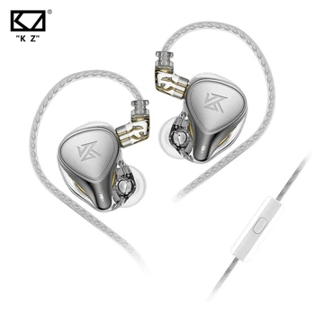 KZ ZEX Pro Kulak HİFİ Kulaklık Elektrostatik + Dinamik + Dengeli Ayrılabilir Kablo Kulaklık Gürültü İptal Spor Oyun Kulaklıklar