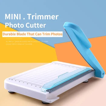 Küçük Manuel Kağıt Kesici Ofis Fotoğraf kağıt kesme makinesi Karalama Defteri Düzeltici Hafif Kesme Aletleri Kırtasiye 19