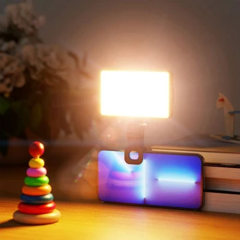 LED Yüksek Güç Şarj Edilebilir Klip dolgu ışığı makyaj dolgu ışığı telefon, Ped, Makyaj, Tiktok, Selfie, Vlog