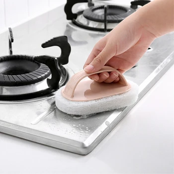 Mutfak fayansı saplı fırça Sünger Temizleme Araçları Çok Amaçlı Dekontaminasyon Fırçası Banyo Temizleme Fırçası Küvet Fırçası 17