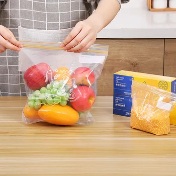 Mühürlü çanta gıda sınıfı koruma çantası kalınlaşmış ev gıda çift gluten özel çok fonksiyonlu buzdolabı ambalaj çantası 18