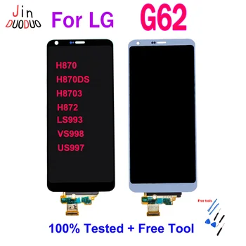 Orijinal LG G6 lcd ekran dokunmatik ekranlı sayısallaştırıcı grup LG G6 Ekran Çerçeve Değiştirme ile H870 LS993 VS998 US997