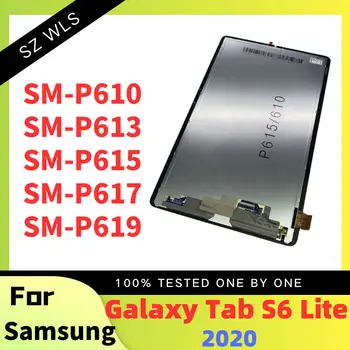 Orijinal Samsung Galaxy Tab Için S6 Lite 10.4 P610 P615 P615N P617 LCD Ekran Dokunmatik Cam Sayısallaştırıcı Meclisi Değiştirme