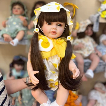 Reborn Baby muñecas para niñas envío gratis bebe silicona cuerpo entero 100℅ real Cute Toy for Girls