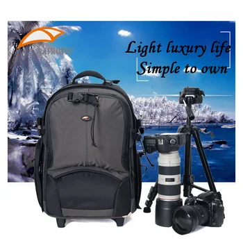 SAFROTTO SLR kamera çantası M21N Darbeye Dayanıklı Fotoğraf seyahat sırt çantası Lens Su Geçirmez Koruyucu Yastıklı Çanta DSLR Arabası Bavul