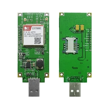 SIM7000C USB Adaptörü B1/B3/B5 / B8 NB-IoT Modülü LTE CAT-M1 (eMTC) GNSS (GPS, GLONASS) ile rekabetçi SIM900 ve SIM800