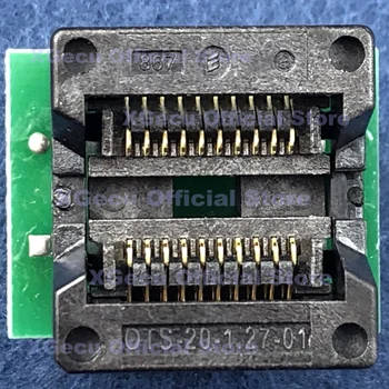 SOP20-DIP20 adaptörü / adaptörü Dönüştürücü IC soket gövde genişliği 200mil için TL866A TL866CS TL866II artı veya diğer evrensel programcılar
