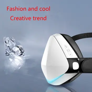 Taşınabilir Akıllı Solunum Maskesi Elektrikli Yeniden Kullanılabilir Solunum Fan Giyilebilir USB Şarj Hava Temizleme Maskesi Unisex