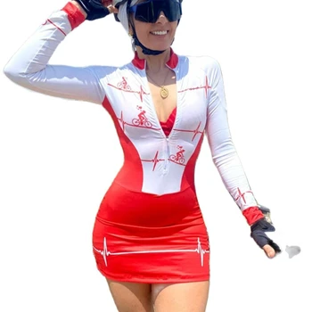 Wyndymilla Macaquinho Saia Kadın Bisiklet Elbise Etek Triatlon Bisiklet Spor Seksi rahat elbise 2022 Çoklu Görev Spor Etek